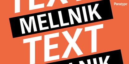 Mellnik Text Font Poster 1