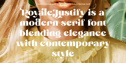 Royale Justify Font Poster 13