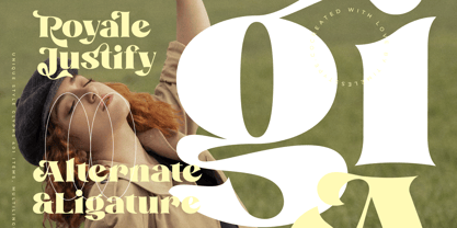 Royale Justify Font Poster 8