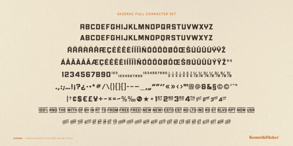 Sazerac Font Poster 15