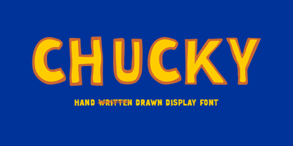 Chucky Font Poster 1