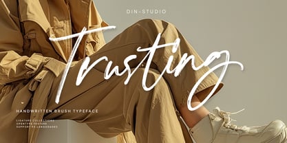 Trusting Font Poster 1