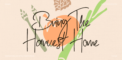 Rustic Harvest Font Poster 7