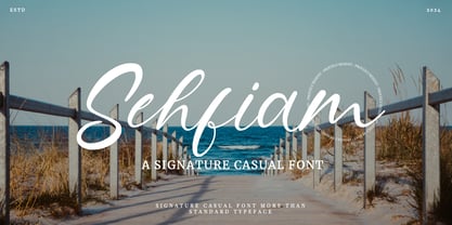 Sehfiam Font Poster 1