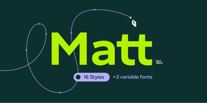 Matt Font Poster 7