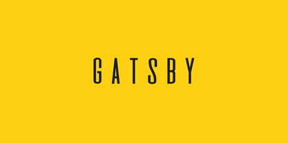 Gatsby Display Fuente Póster 1