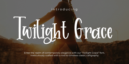 Twilight Grace Font Poster 1