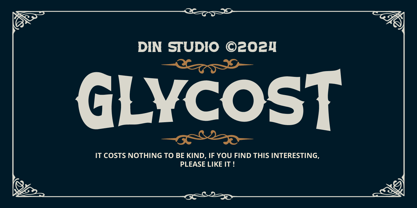 Glycost Font Poster 15