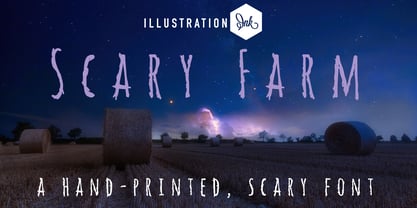 ZP Scary Farm Font Poster 1