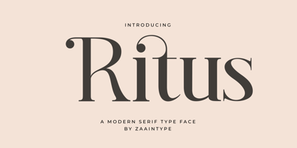 Ritus Font Poster 1