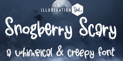 ZP Snogberry Scary Font Poster 1