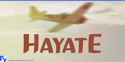 Hayate Font Poster 1