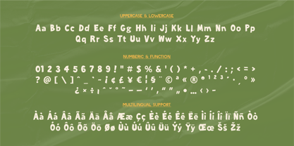 Gozirabe Font Poster 2