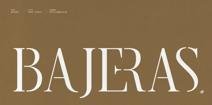 Bajeras Font Poster 1