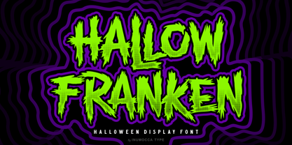 Hallow Franken Font Poster 1