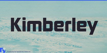 Kimberley Font Poster 1