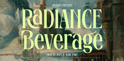 Radiance Beverage Font Poster 1