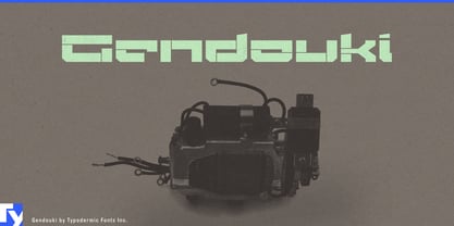 Gendouki Font Poster 1