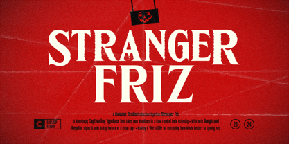 Stranger Friz Font Poster 1