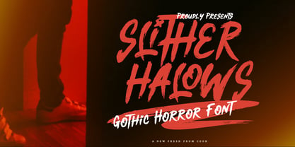 Slither Halows Font Poster 1