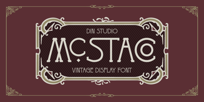 Mcstaco Font Poster 1