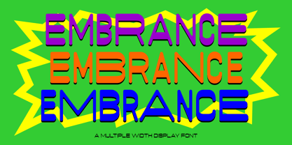 Embrance Font Poster 1