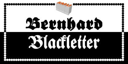 Bernhard Blackletter Fuente Póster 1