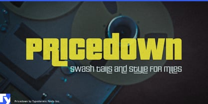 Pricedown Font Poster 1