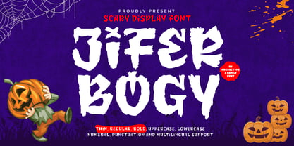 Jifer Bogy Font Poster 1