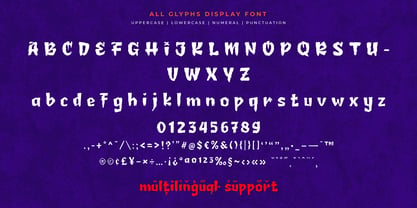 Jifer Bogy Font Poster 10