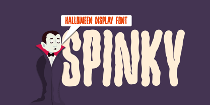 Spinky Font Poster 1