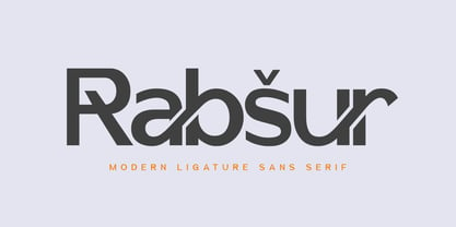 Rabsur Font Poster 1