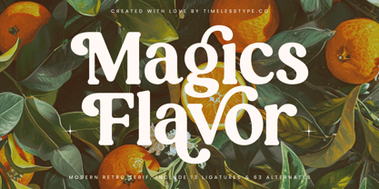 Magics Flavor Fuente Póster 1