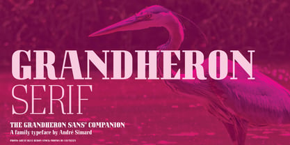 Grandheron Serif New Font Poster 1