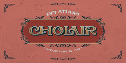 Cholair Font Poster 1