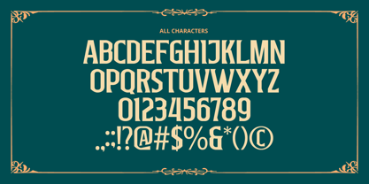 Cloresta Font Poster 12