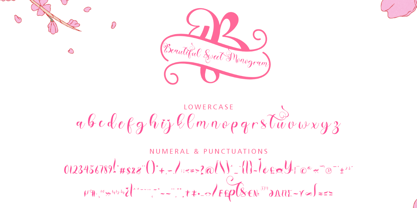 Beautiful Sweet Regular Font Poster 6