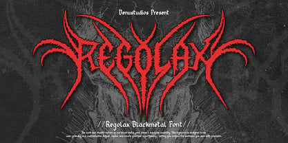 Regolax Font Poster 1