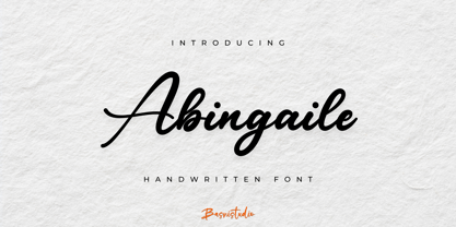 Abingaile Font Poster 1