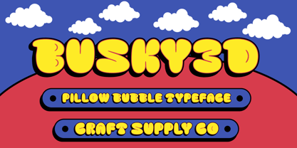 Busky Font Poster 7