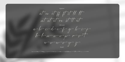 Corlenois Signature Font Poster 15