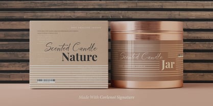 Corlenois Signature Font Poster 10