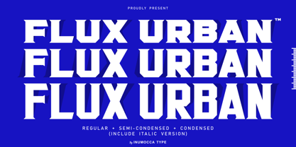 Flux Urban Font Poster 1