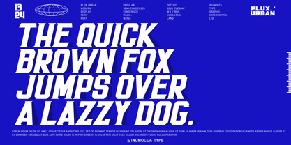 Flux Urban Font Poster 6