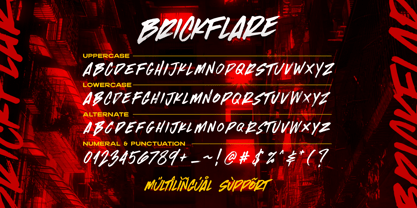 Brickflare Font Poster 9