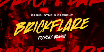 Brickflare Font Poster 1