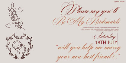 Cut Putroe Navisha Font Poster 5