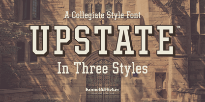 UPSTATE Font Poster 1