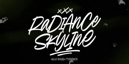 Radiance Skyline Font Poster 1