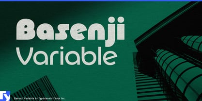 Basenji Variable Font Poster 1